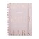 Fringe Vegan Leather Workbook 192 pages 7375 x 975 Inches Mauve 199007