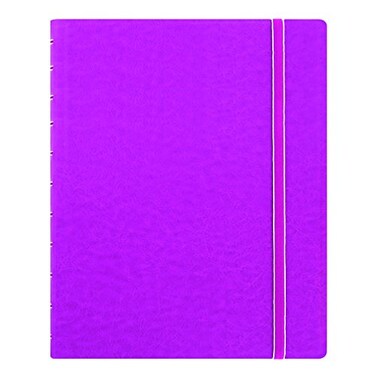Filofax REFILLABLE NOTEBOOK CLASSIC 108 x 85 Fuchsia Elegant leatherlook cover with moveable pages Elastic closure index pocket and page marker B115105U Letter Size