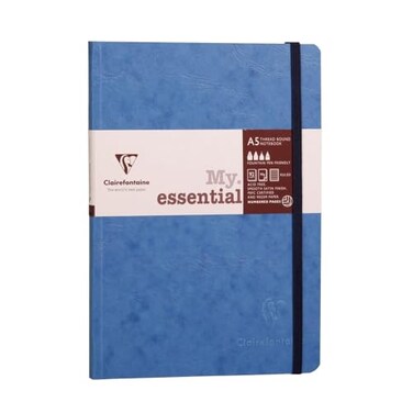 Clairefontaine Age Bag ThreadBound Notebook A5 Dot 192 Pages Blue