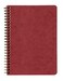 Clairefontaine Age Bag Wirebound Notebook A5 120 Pages Lined Red