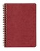 Clairefontaine Age Bag Wirebound Notebook A5 120 Pages Lined Red