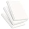 RETTACY Blank Journal Notebook 3Pack 160 Pages per Pack A5 Medium Size 57 83 100 GSM Thick Paper Spiralbound Flexible Plastic Cover for Sketching Drawing Painting