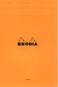 Rhodia Notepad No19 A4 Lined Orange 8 14 x 12 12 19600C