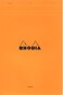 Rhodia Notepad No19 A4 Lined Orange 8 14 x 12 12 19600C