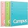 KOKUYO Spiral Notebook 3 Pack Campus 1012 x 8 Subject Notebooks with College Ruled 80 Sheets Pink Blue Green 3 Holes School Spiral Journal for Work Study Note Taking WSGSU400G13