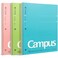 KOKUYO Spiral Notebook 3 Pack Campus 1012 x 8 Subject Notebooks with College Ruled 80 Sheets Pink Blue Green 3 Holes School Spiral Journal for Work Study Note Taking WSGSU400G13