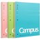 KOKUYO Spiral Notebook 3 Pack Campus 1012 x 8 Subject Notebooks with College Ruled 80 Sheets Pink Blue Green 3 Holes School Spiral Journal for Work Study Note Taking WSGSU400G13