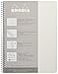 Rhodia 193101C Spiral Notebook Full Bound White Notebook A4 Ruled 160 Detachable Pages Clairefontaine Paper 80 gm Soft and Resistant Coated Card Cover Classic