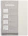 Rhodia 193101C Spiral Notebook Full Bound White Notebook A4 Ruled 160 Detachable Pages Clairefontaine Paper 80 gm Soft and Resistant Coated Card Cover Classic