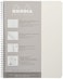 Rhodia 193101C Spiral Notebook Full Bound White Notebook A4 Ruled 160 Detachable Pages Clairefontaine Paper 80 gm Soft and Resistant Coated Card Cover Classic