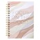 Graphique Spiral Hard Cover Journal Focus 625 x 825 160 Lined Pages Gold Foil Perfect for Taking Notes Writing Lists and More