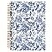 BearCake Chinoiserie Grandmillennial Notebook Journal Blue Floral Aesthetic Notebook Chinoiserie Journal Blue Aesthetic Office Supplies Notebooks for Work Hardcover Spiral Notebook 55x83