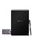 Rocketbook Smart Reusable Notebook Flip Letter Size Spiral Notebook Infinity Black 85 x 11
