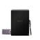 Rocketbook Smart Reusable Notebook Flip Letter Size Spiral Notebook Infinity Black 85 x 11