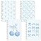 CNhoqc Blue Spiral Journal Notebook 4 Pcs Blue Bow Coquette Preppy Lined Pages Spiral Bound Journal Hardcover Subject Notebook College Ruled Work Back To School Office Supplies Note Taking Women Man