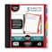 iScholar iQ 5Subject Poly Cover Wirebound Notebook College Ruled 11 x 85 Inch Sheet Size 200 Sheets Cover Color May Vary 59906
