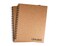 Unruled. Unruled Blackout Blank Spiral NotebookJournal 55 Sheets of Premium 70lb Black Paper 105 x 8 Recycled and Sustainable Toned Sketchbook for Visual Notetaking Pack of 2