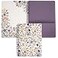 STEEL MILL AND CO. Steel Mill Co Cute Floral Mini Spiral Notebook 825 x 625 Journal with Durable Hardcover and 160 Lined Pages Purple Vine Ditsy
