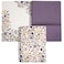 STEEL MILL AND CO. Steel Mill Co Cute Floral Mini Spiral Notebook 825 x 625 Journal with Durable Hardcover and 160 Lined Pages Purple Vine Ditsy