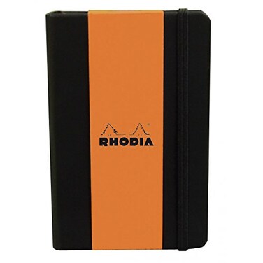 Rhodia Webnotebook A5 55 x 825 inches Lined Black