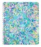 Lilly Pulitzer Large Blue Hardcover Spiral Notebook 11 x 95 with 160 College Ruled Pages Cabana Cocktail
