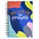 Graphique Hardbound Spiral Journal Creative Life Design Premium Paper Notebook Diary Lists Record Month and Date Great Gift 160 Ruled Pages 625 x 825