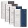 EMSHOI Graph Spiral Notebook 4 Pack A5 Graph Paper NotebookJournal Waterproof PVC Cover 100GSM Thick Paper with Free Sticky Notes 80 Sheets160 Pages Per Book 57 x 822 Coffee Blue