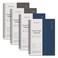EMSHOI Graph Spiral Notebook 4 Pack A5 Graph Paper NotebookJournal Waterproof PVC Cover 100GSM Thick Paper with Free Sticky Notes 80 Sheets160 Pages Per Book 57 x 822 Coffee Blue