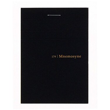 Maruman Mnemosyne Stapled Grid Notepad A7 291 x 413 65 Sheets 130 Pages 5mm Graph Paper Notepad Perforated Pages Vertical Binding With Quality Paper Made in Japan
