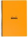 Rhodia 193108C Spiral Notebook Full Binding Notebook Orange A4 Lined 160 Detachable Pages Clairefontaine Paper 80 gm Soft and Resistant Coated Card Cover Classic