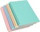 Yansanido Spiral Notebook 4 Pcs A5 Thick Plastic Hardcover 8mm Ruled 4 Color 80 Sheets 160 Pages Journals for Study and Notes Light PinkLight GreenLight Blueivory A5 57 x 83Ruled