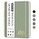 ZOTIA Lined Spiral Journal Notebook for Women A5 College Ruled Journals for Writing Hardcover Notebooks for Work Note taking and Office School Supplies140 Pages Green