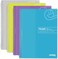 Emraw Graph Paper Notebook 4 Pack Grid Notebook Graph paper spiral notebook Graph notebook 4 Squares per inch Grid paper notebook White Paper Quad Ruled Spiral Assorted Colors by Enday