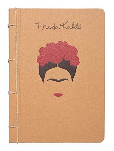 Grupo Erik Kraft Notebook Journal Frida Kahlo Official Hardcover Journaling Notebooks A5 Notebook Cute Notebooks 180 Dotted Pages