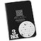 Rite in the Rain Weatherproof MiniStapled Notebook 3 14 x 4 58 Black Cover Universal Pattern 3 Pack No 771FXM