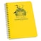 Rite in the Rain Weatherproof Spiral Notebook 4625 x 7 Yellow Cover Birders Journal No 195