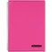 Maruman Septcouleur Lined Notebook A4 827 x 1169 80 Sheets 160 Pages 7mm College Ruled Paper Journal Durable Double Wirebound Spiral Water Resistant Cover Hot Pink Made in Japan