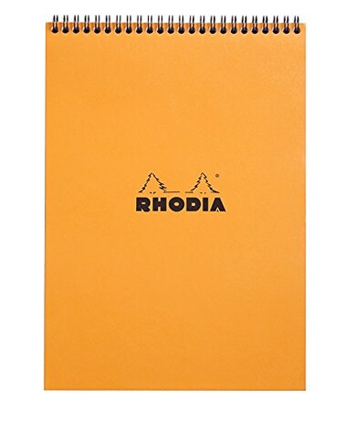 Rhodia Wirebound Pad 825x1175 Lined Orange