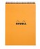 Rhodia Wirebound Pad 825x1175 Lined Orange
