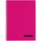 Maruman Septcouleur Lined Notebook B5 717 x 1012 80 Sheets 160 Pages 7mm College Ruled Paper Journal Durable Double Wirebound Spiral Water Resistant Cover Hot Pink Made in Japan