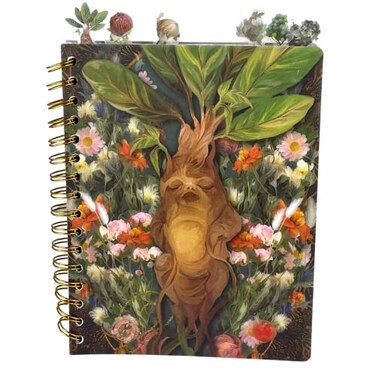 Innovative Designs Harry Potter Tab Journal Notebook Herbology Spiral Bound 144 Lined Pages 8 x 7 inches