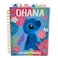 Innovative Designs Disney Stitch Tab Journal Notebook Ohana Spiral Bound 144 Lined Pages 8 x 7 inches Blue