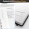 Forvencer Lined Spiral Journal Notebook with 300 Numbered Pages B5 College Ruled Thick Journals for Writing with 100GSM Paper Hardcover Notebooks with Contents for Work Schoololive green