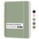 Taja Blank Spiral Journal Notebook for Women Men 140 Pages Sketch Book Plain Notebook for Drawing Sketching Journals for Creative Writing A557 x 79 Green