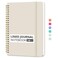 Taja Lined Spiral Journal Notebook for Women Men 140 Pages College Ruled Hardcover Notebook for Work Note Taking Journals for Writing A557 x 79 Beige