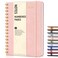 PAPEJOON Lined Spiral Journal Notebook for Women A5 Hardcover Notebooks for Work 150 Numbered Pages Pink Notebook 100GSM College Ruled Journals for Writing Note Taking 575 x 838