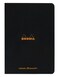 Rhodia Slim Staplebound Notebooks Dots 48 sheets 8 14 x 11 34 in Black cover