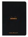 Rhodia Slim Staplebound Notebooks Dots 48 sheets 8 14 x 11 34 in Black cover