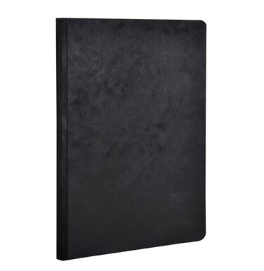 Clairefontaine Age Bag Clothbound Notebook A5 Lined 192 Pages Black