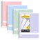 SUNEE Spiral Notebooks Wide Ruled 1Subject 4 Pack 8 x 1012 in 70 Sheets 3Hole Punched 70gsm Paper Pastel Pink Purple Blue Green for School Home Office Writing Journal